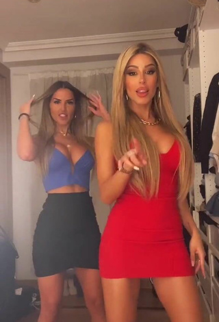 Beautiful Oriana Marzoli Shows Cleavage