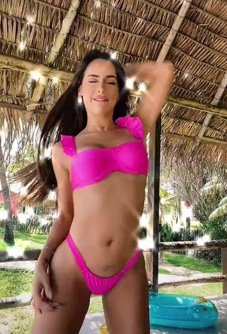 5. Sexy Késia Muniz de Oliveira Shows Cleavage in Firefly Rose Bikini
