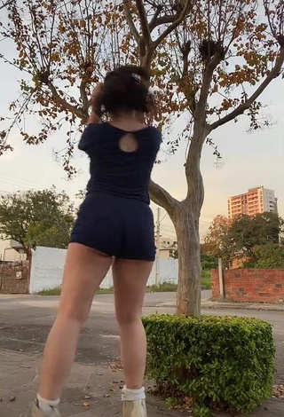 3. Sexy Giana Mello in Shorts in a Street