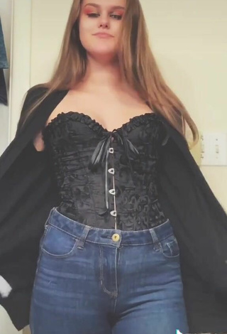 3. Sexy Dakota Young in Black Corset