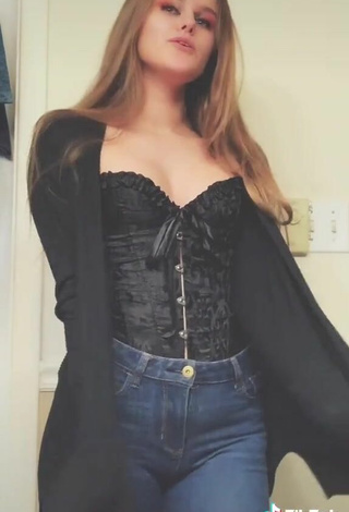 4. Sexy Dakota Young in Black Corset
