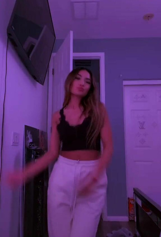 4. Sexy Emily in Black Crop Top