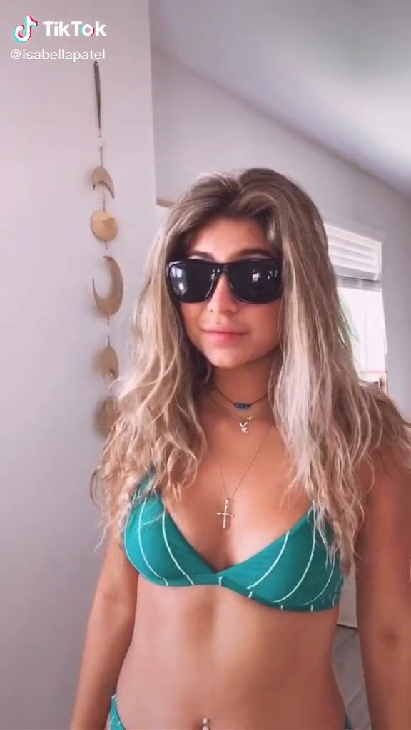 Wonderful Isabella Patel in Striped Bikini sexyfilter