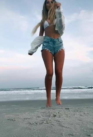 2. Beautiful Ali Marie in Sexy Bikini Top at the Beach