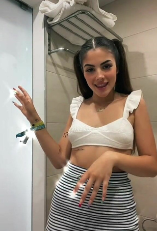 3. Sexy Lucía Bellido in White Crop Top
