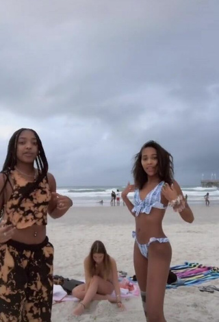 2. Amazing Jada Wesley in Hot Bikini at the Beach
