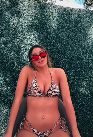 2. Sweetie Kayla Alkatib in Leopard Bikini