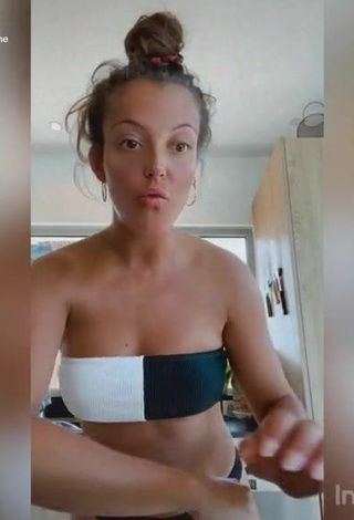 2. Sexy Camille Lellouche Shows Cleavage in Bikini