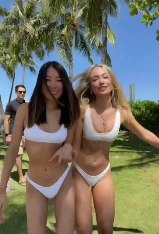 4. Sexy Cina in White Bikini