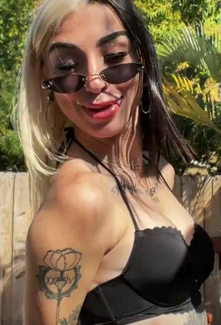5. Sweetie Cruella Morgan in Black Bikini Top