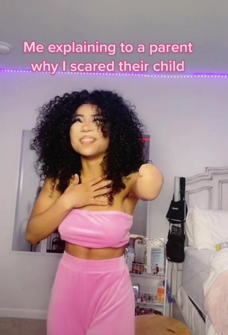 3. Sexy Destinee Faire in Pink Tube Top