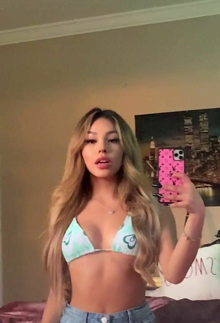 5. Sexy Destiny Salazar Shows Cleavage in Bikini Top