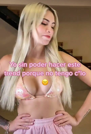 2. Sweetie Fer Moreno Shows Cleavage in Bikini Top