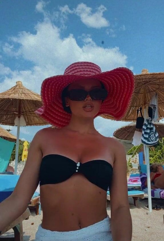 4. Cute Grisela in Black Bikini Top at the Beach