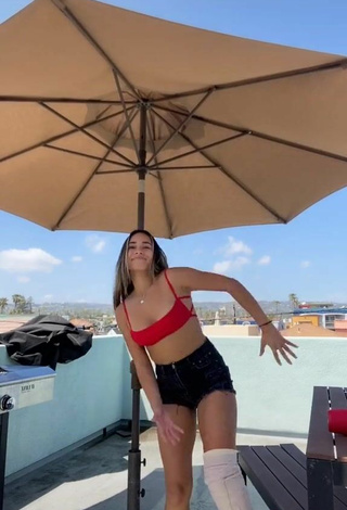 6. Beautiful Jasmin Acosta in Sexy Red Bikini Top and Bouncing Tits