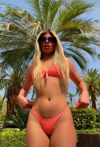 Beautiful Jesca Jimenez in Sexy Peach Bikini