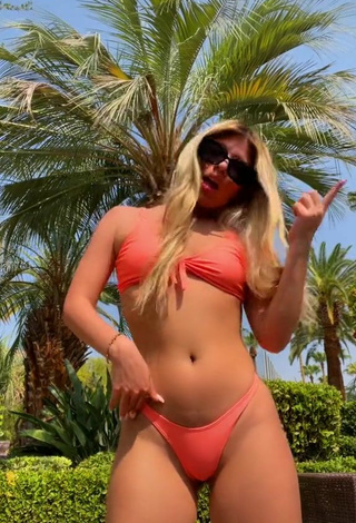 4. Beautiful Jesca Jimenez in Sexy Peach Bikini