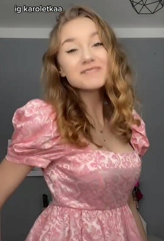 3. Hot Karolina Pienczak in Pink Dress