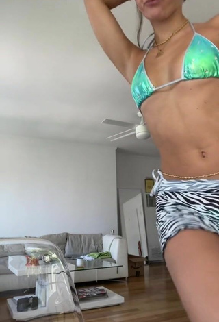 3. Sweetie Lydia Campanelli in Green Bikini Top