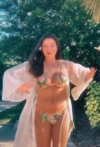 Sexy Meg in Floral Bikini