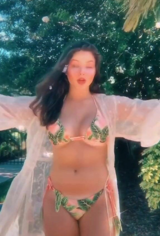 2. Sexy Meg in Floral Bikini