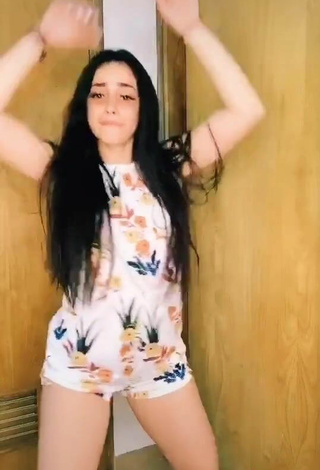 6. Sexy Poleth Villalba in Floral Overall