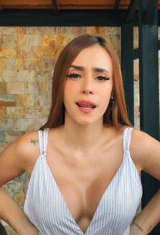 Sweet Poleth Villalba Shows Cleavage