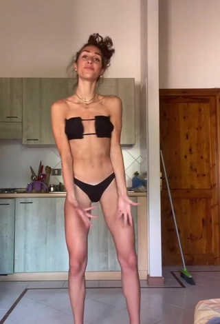 3. Hottest Rebecca Orsolini in Black Bikini