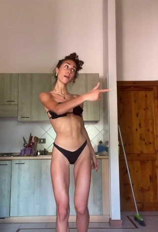 4. Seductive Rebecca Orsolini in Black Bikini