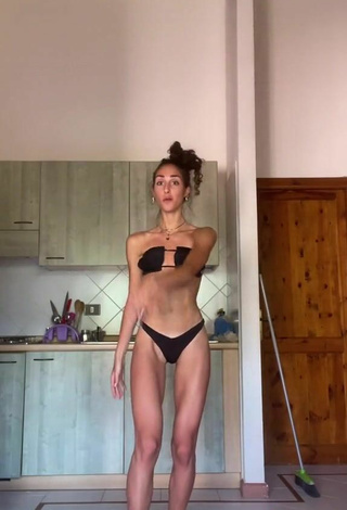 5. Seductive Rebecca Orsolini in Black Bikini