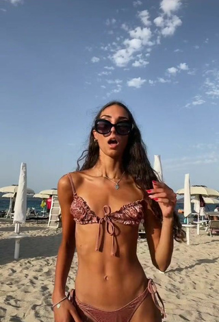 2. Amazing Rebecca Orsolini in Hot Bikini at the Beach