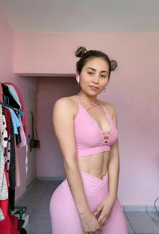 6. Sexy Selena Corzo in Pink Leggings