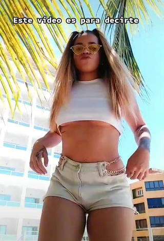 2. Amazing Soypierag2 in Hot White Crop Top