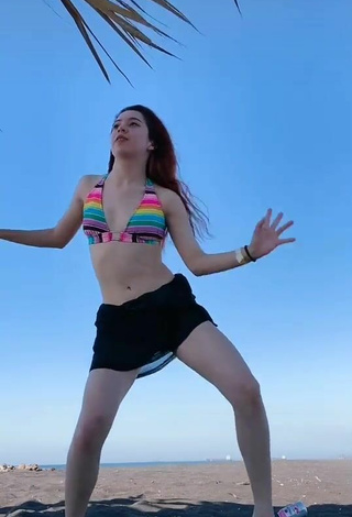4. Sexy Cibely in Bikini Top at the Beach