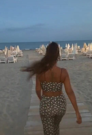 Sexy Amel Bent Shows Butt at the Beach