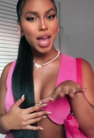 6. Wonderful Asia Monet Ray Shows Cleavage