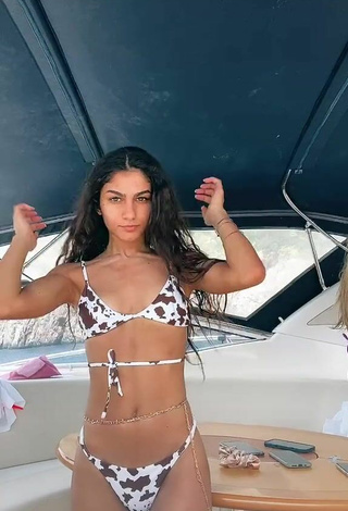 2. Beautiful Dalila Cascone in Sexy Bikini on a Boat