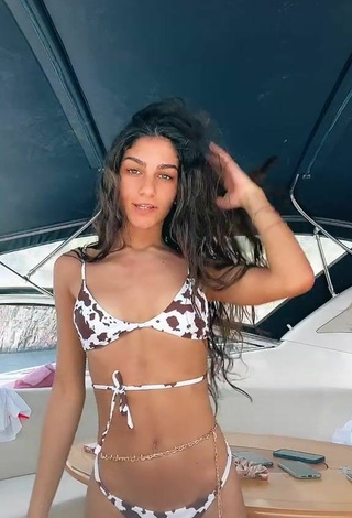 5. Beautiful Dalila Cascone in Sexy Bikini on a Boat