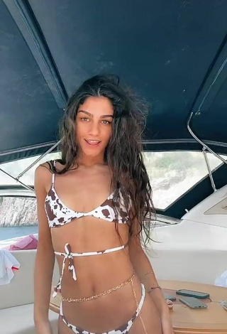 6. Beautiful Dalila Cascone in Sexy Bikini on a Boat