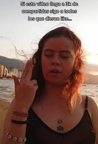 6. Sexy Epril Saliz in Black Bikini Top at the Beach