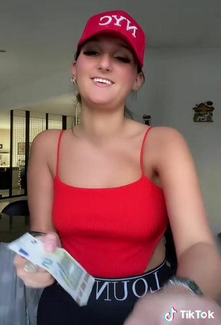 4. Sexy Eva Cstt in Red Top