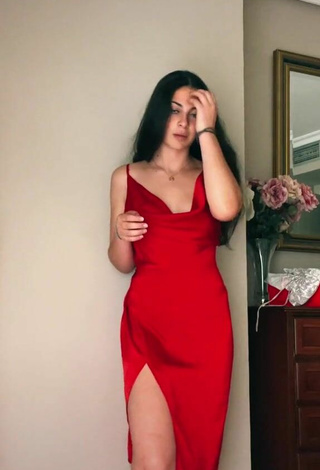 Sexy Luciasigi in Red Dress