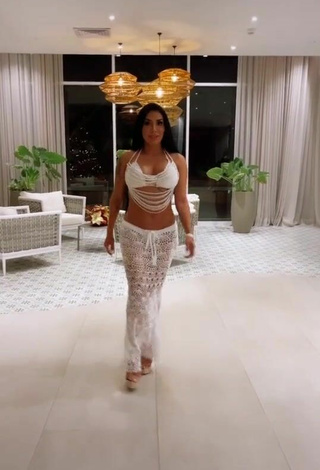 2. Sexy Marcela Reyes in White Crop Top