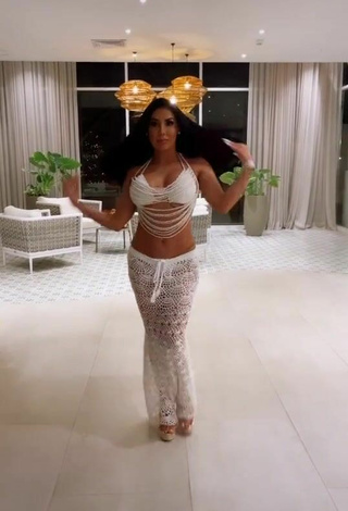 4. Sexy Marcela Reyes in White Crop Top