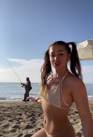 4. Cute Mari M in Bikini at the Beach
