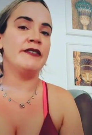 2. Sexy Martita de Graná Shows Cleavage and Bouncing Breasts