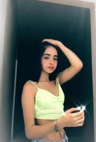 3. Sexy Michelle Guzmán in Lime Green Top