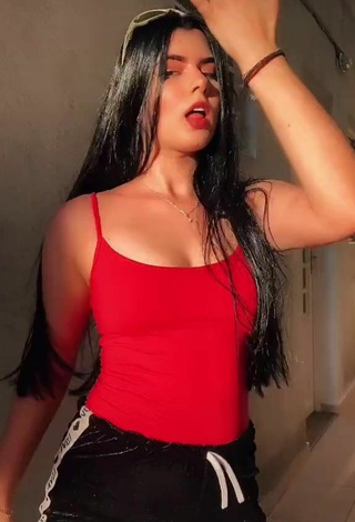 3. Sexy Gabrielle Motta in Red Top