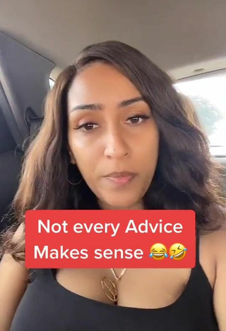 Beautiful Juliet Ibrahim Shows Cleavage in a Car