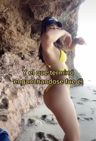 5. Sweetie Sasha Prachas in Yellow Bikini at the Beach